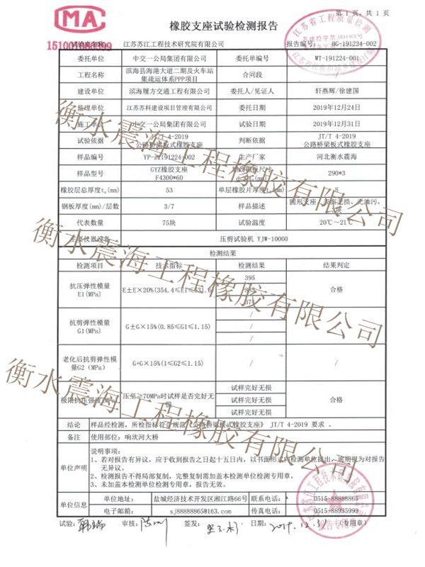 GYZF4  300*60mm检测报告